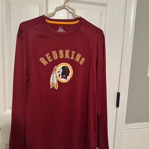 Majestic Burgundy Redskins Cool Base Shirt
